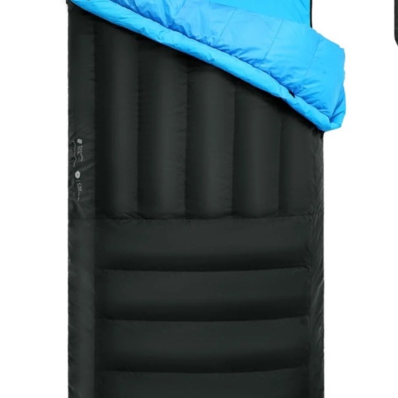 Atepa Bulwark 300 Down Sleeping Bag Color Black/Blue NWT - Picture 1 of 5